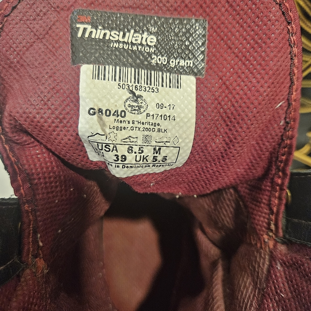 Georgia Men's GORE-TEX Insulated Work Boots Size M 6.5 / W 8 - Picture 6 of 8